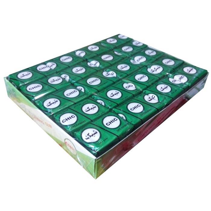 آدامس شیک با طعم نعنا - 40 بسته 6 عددی